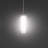 Metropolis 1 - Light Brushed Nickel LED Single Pendant