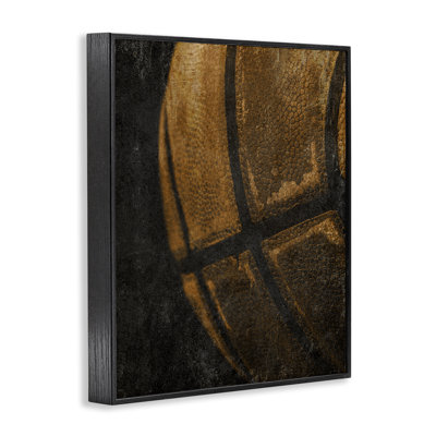 Giclée encadrée de basket-ball rétro, design par Kim Allen