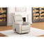 Fauteuil relevable de style contemporain avec accoudoirs en forme de selle et port USB-598847413