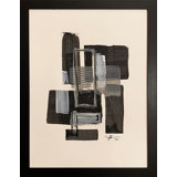 One-of-a-Kind Original Untitled 95 by J. Kent Martin - Unframed Painting Print on Paper