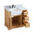 Pardue 36'' Single Bathroom Vanity with Marble Top-789419628