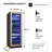 Zephyr Presrv 24 in. 14-Bottle and 266-Can Single Zone Full Size Panel Ready Beverage Cooler