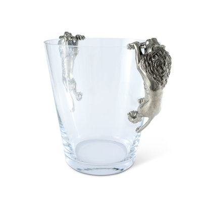 Seau à champagne en verre Safari
