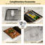 33 po Évier de cuisine à cuve simple en acier inoxydable de calibre 16 avec accessoires Workstation