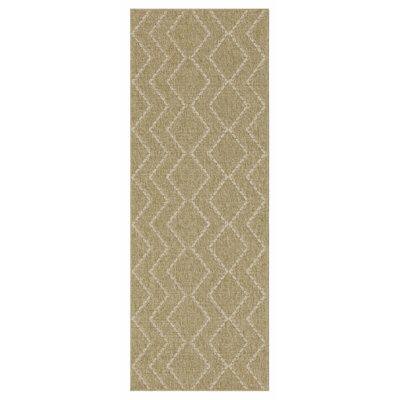 Tapis contemporain pour l'extérieur et l'intérieur, Rectangle 7 pi 10 po x 10 pi 3 po