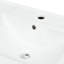 Meuble-lavabo sur pied 24 po avec lavabo en céramique, meuble-lavabo moderne avec 3 tiroirs et meuble-lavabo autoportant avec lavabo simple (identique à SW000108AAP)