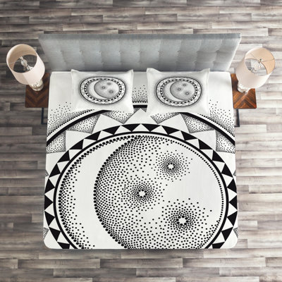 Half Moon Modern & Contemporary Coverlet