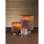 Bougie à pot de fleurs en tabac Honaker-22832002-22832004
