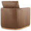 Bobbi Genuine Leather Swivel Armchair-109286173