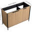 Meuble-lavabo Coffee 48 po - Contreplaqué, armoire généreuse