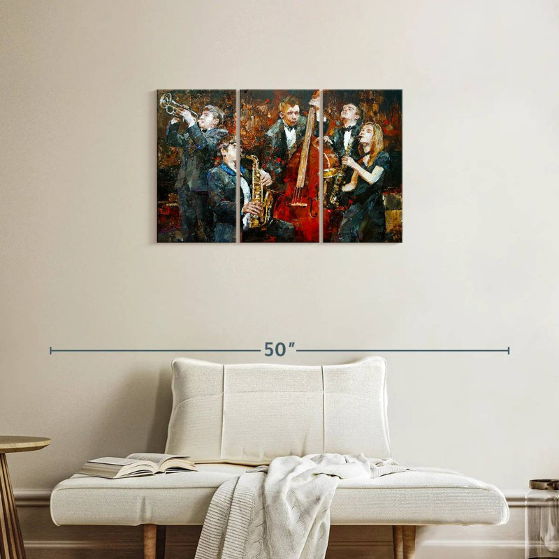 Abarca Musicians, 20" H x 33" W