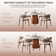 Gullu Round Dining Table With Lazy Susan For 4-6-8