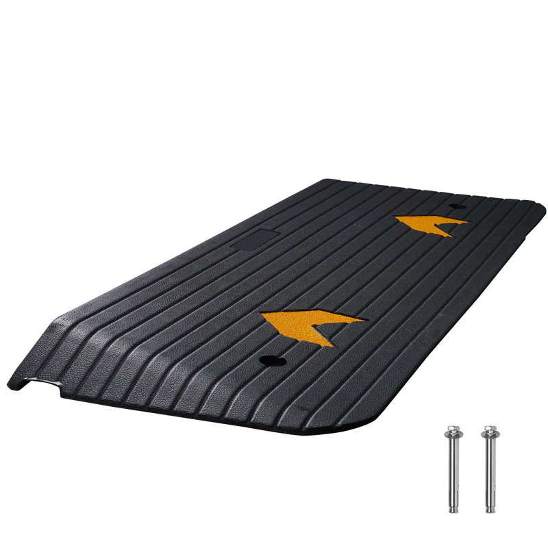 VEVOR Rubber Threshold Ramp, 2" H x 16 W x 43.7" L