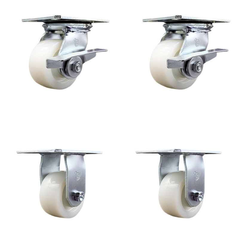 4 Piece Nylon Caster Set