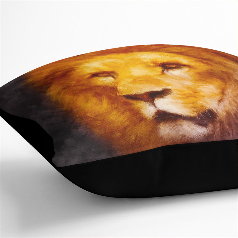 Square Cushion, 40cm H x 40cm W x 15cm D, Black