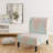 Multicolor Quilting Patchwork - Upholstered Patterned Accent Slipper Chair
