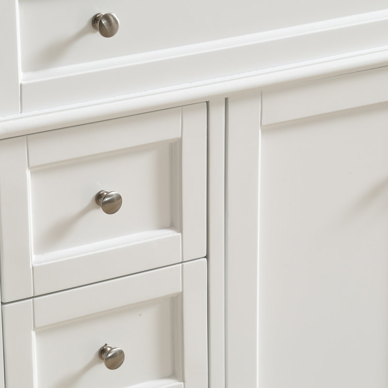 Ensemble de meuble-lavabo simple 40 "Rivers, Blanc
