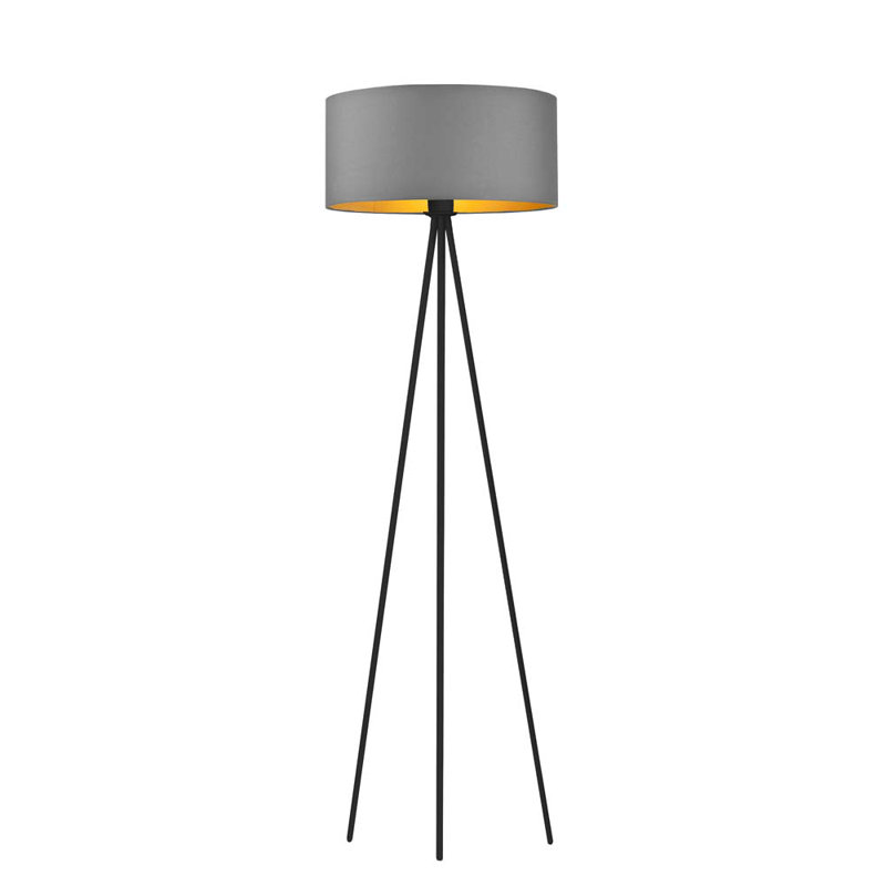 Ontario 157cm Tripod Floor Lamp, Grey, Black