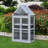 Small House With Wall Brackets - Secure To Wall, 24.55 Lb Product Weight Adjustable Width Mini Greenhouse Fit Your Space Requirements