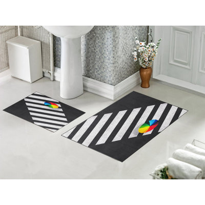 Ensemble de tapis de bain 2 pièces Dinka