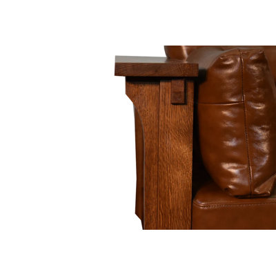 Duschka 84'' Leather Sofa