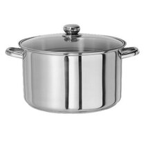  NutriChef Stainless Steel Cookware Stockpot - 20 Quart, Heavy  Duty Induction Pot, Soup Pot With Stainless Steel, Lid, Induction, Ceramic,  Glass and Halogen Cooktops Compatible - NCSPT20Q White : Everything Else
