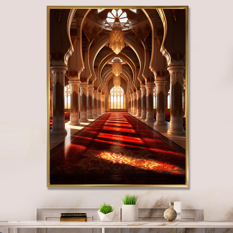 "Lizneidy", "The Inner II", reproduction d'art sur toile, H 32 po x l 24 po x P 1 po, Cadre flottant doré