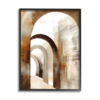 Ba-273-Framed " Rustic Arch Architecture "