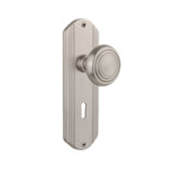 Deco Plate with Decorative Keyhole and Deco Door Knob