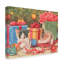 Gilstrap «Santas Helpers Cats», reproduction de peinture acrylique sur toile tendue-30360513