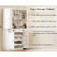 Armoire de cuisine avec support de rangement coulissant et 6 tablettes suspendues-1534091220