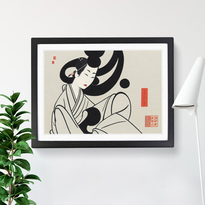 Traditional Geisha - Single Picture Frame Print