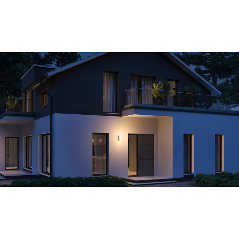 Modern Outdoor Wall Light L 30 S, adjustable Motion Sensor, E27 Socket
