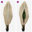 Vidaxl Frost Protection Plant Fleece Covers 5 Pcs White 1.55 X 1.55 M-121122479-121122463