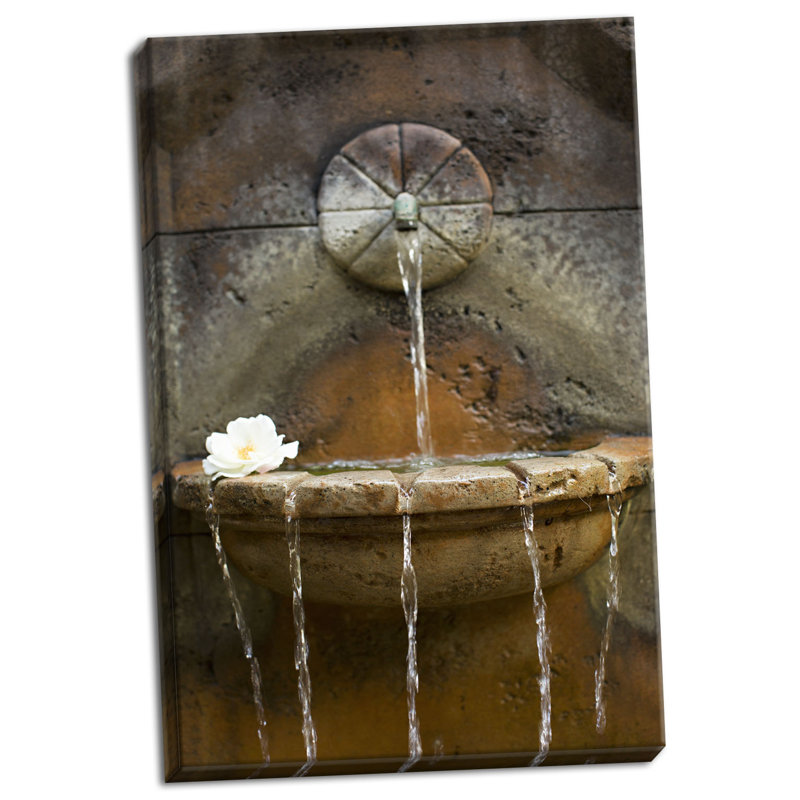 « fontaine i », reproduction de photo sur toile tendue