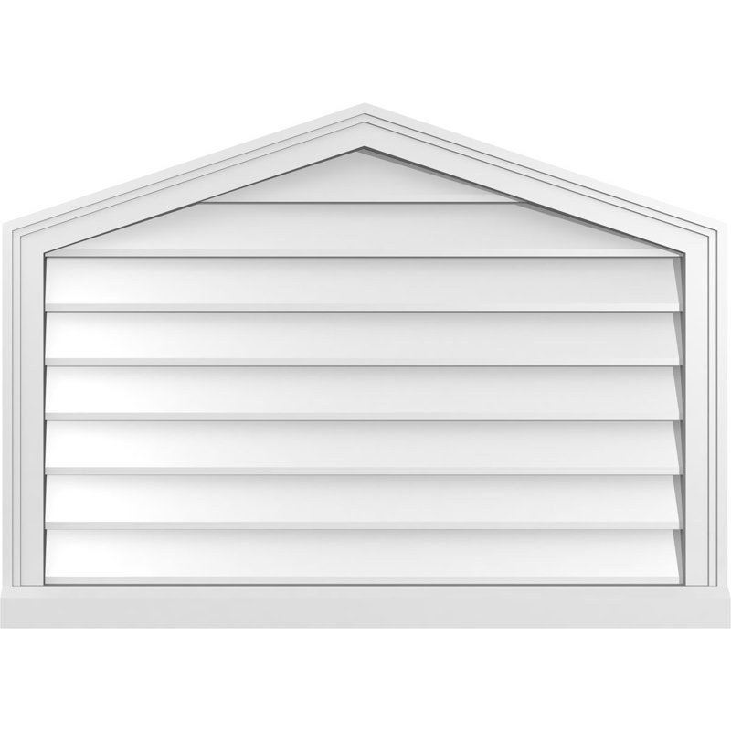 Ventilé à pignon non-fonctionnel Signature, H 26 po x l 36 po x P 2 po