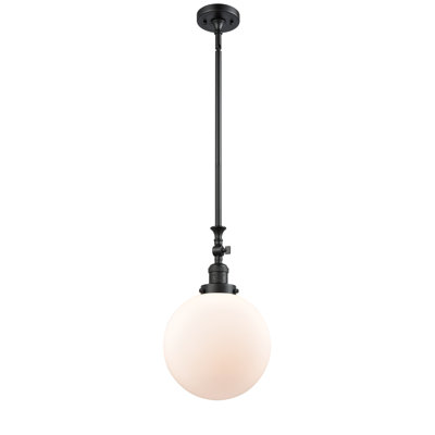 Luminaire suspendu sphère 1 lumière Hitterdal