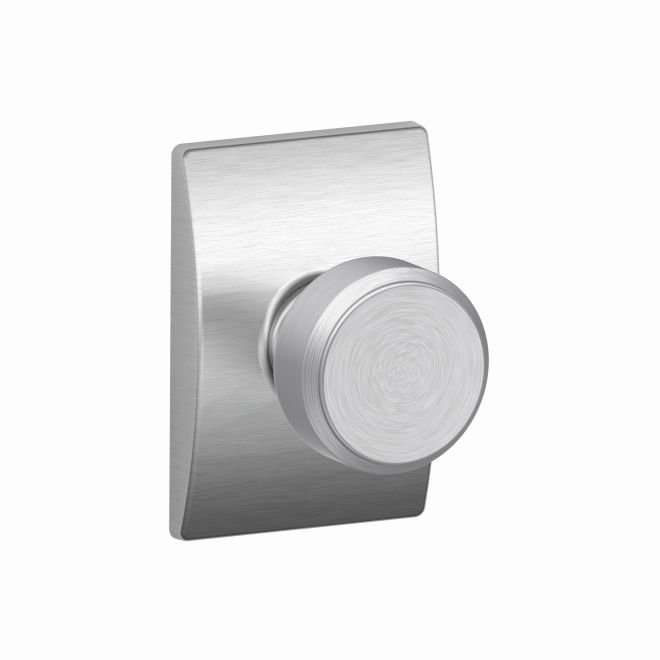 Bowery Knob with Century Trim Hall and Closet Lock Schlage 