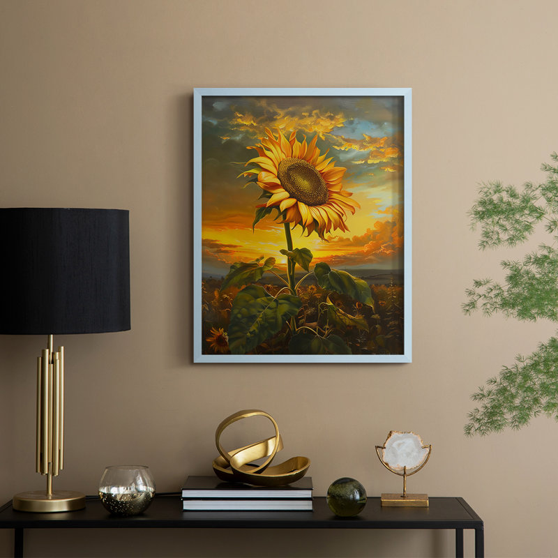 Série FLORAL CDXCVII - Impression encadrée de qualité supérieure - Prêt à être accroché - Aucun clou requis, H 11 po x l 9 po