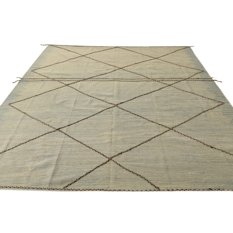 Tapis gris clair 8 x 10 Pinson