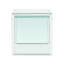 Caryl Glass Top Sled Nesting Tables