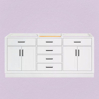 Ariel Hepburn 72 In. Double Sink Base Cabinet