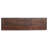 Carved Solid Wood Console Table with Cowhide Inserts