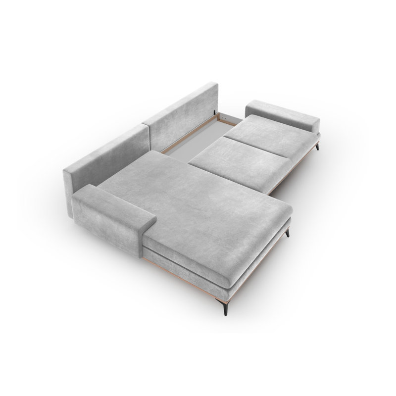 Cuiksa 5 Seater Sofa Bed, Left Hand Facing, Light Grey