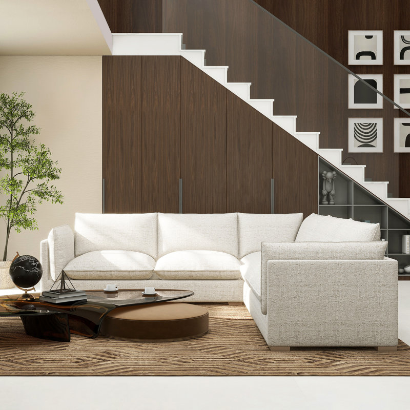 Bimini Upholstered L-Shaped Sectional Symmetrical