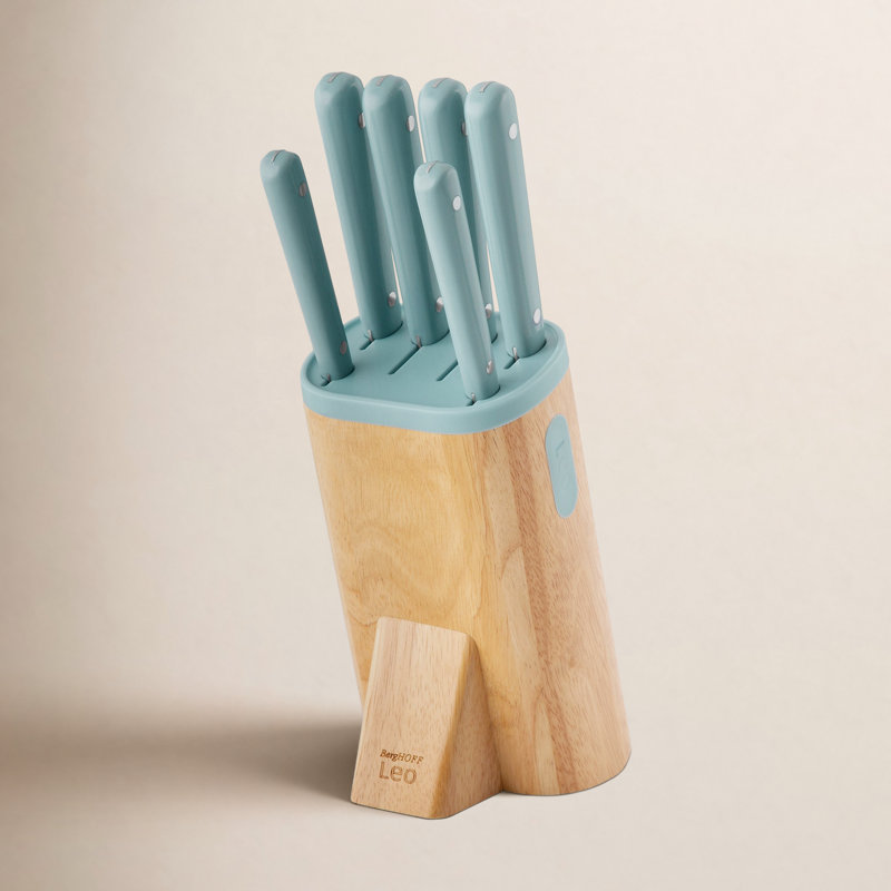 Ensemble de couteaux 7 pièces BergHOFF Leo Spirit, Bleu sarcelle