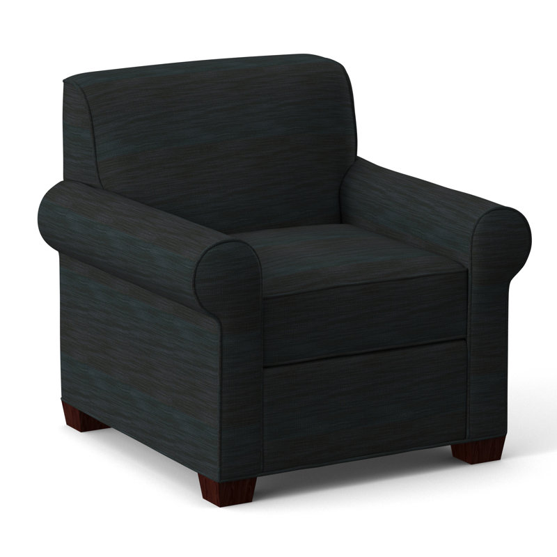Finn Armchair, Empire Mahogany, Ridgecrest Midnight