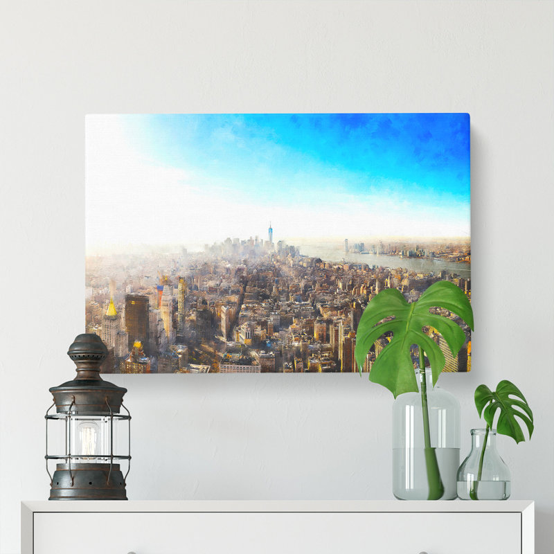 Manhattan New York - Wrapped Canvas, 35cm H x 50cm W x 3cm D
