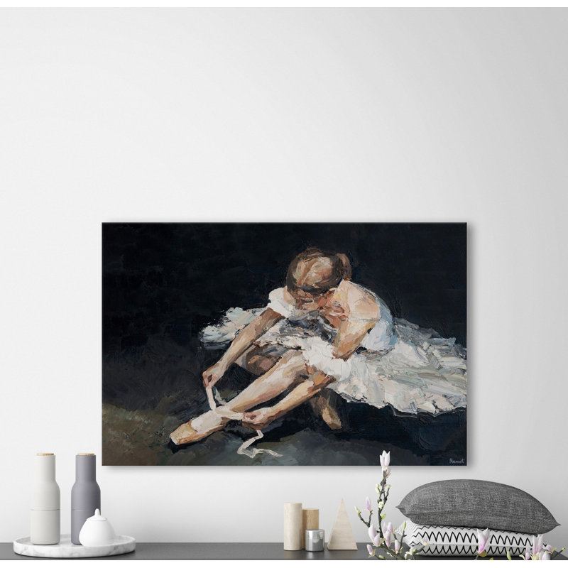 Now Or Never by Marmont Hill - Wrapped Canvas Painting, 20cm H x 30cm W x 3.81cm D