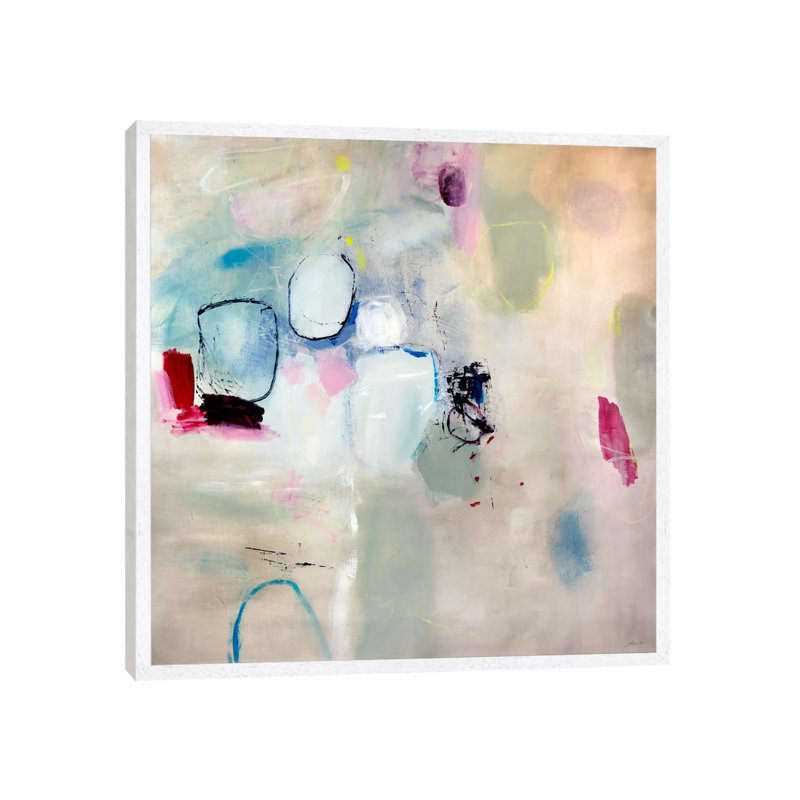 Dreaming Of Art by Julian Spencer - Painting on Canvas, White Framed Canvas, 66.04 cm H x 66.04 cm W